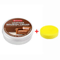 Advanced Leather Cleaning Cream Restoration Oil Cream Leather Sofa Car Interior Polishing Penetrates Deeply Long-Lasting Beauty Zpaxo 100g