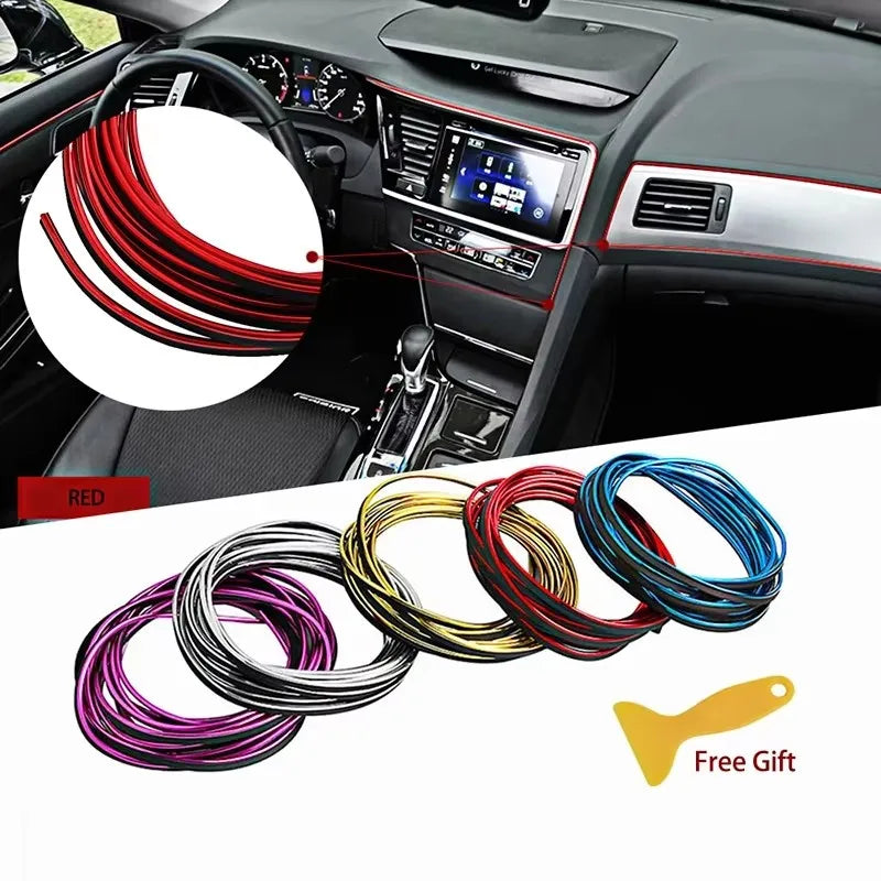 Universal Car Interior Trim Moulding Flexible Strips – 5m