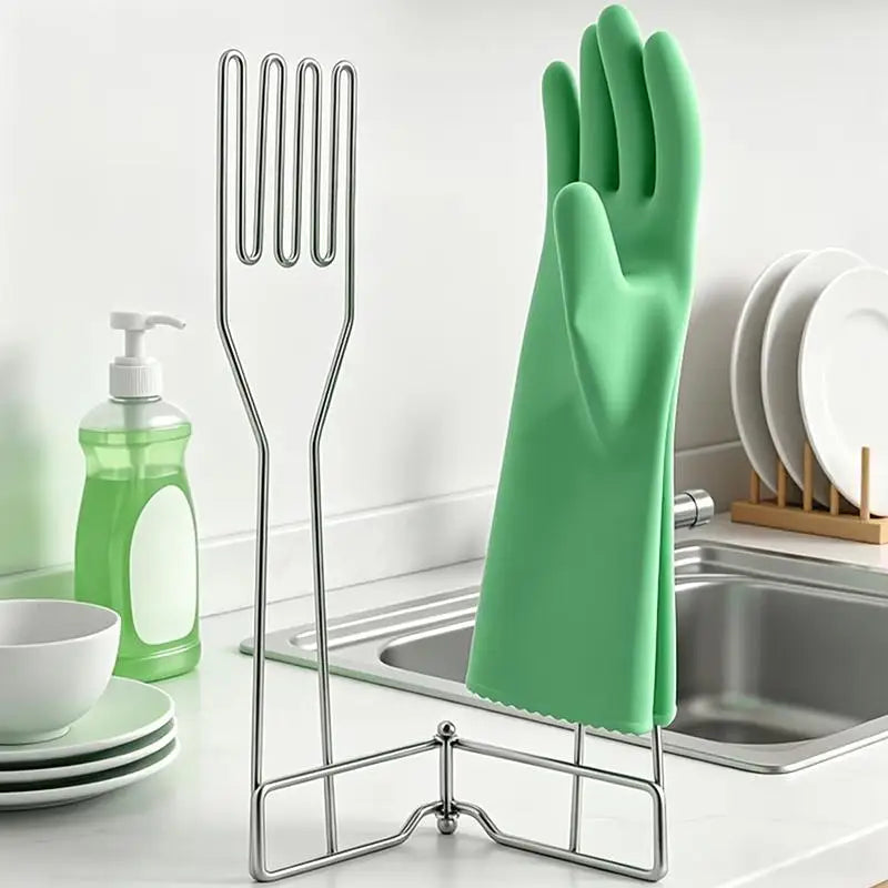 Foldable Kitchen Glove Holder – Drying & Storage Rack Glove Drying Rack Zpaxo