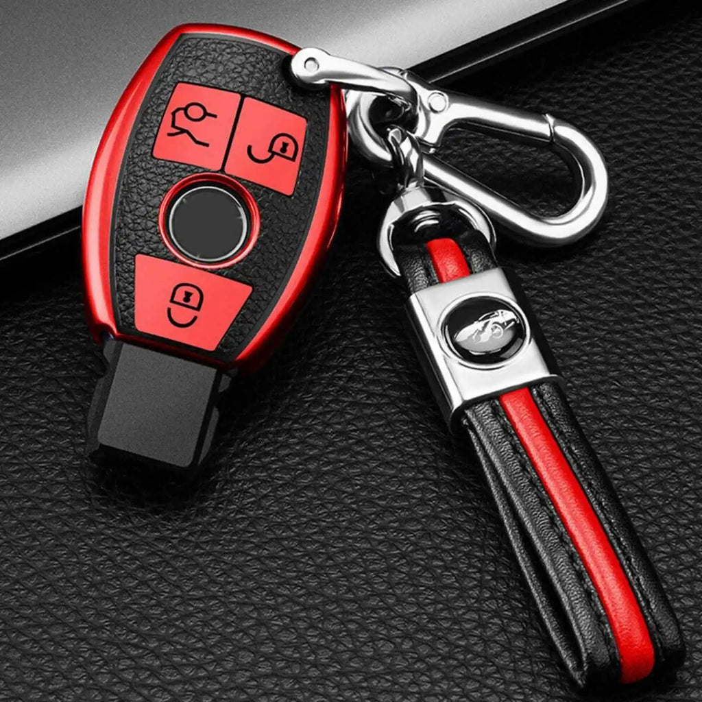 Fashion TPU Car Remote Key Fob Case Cover Shell Mercedes Benz B C E S
