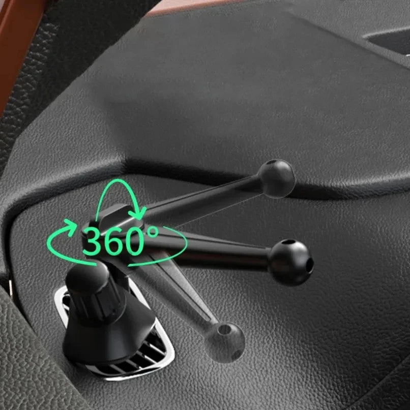 Universal Ball Head Car Air Vent Clip Phone Mount 360 Degree Rotable