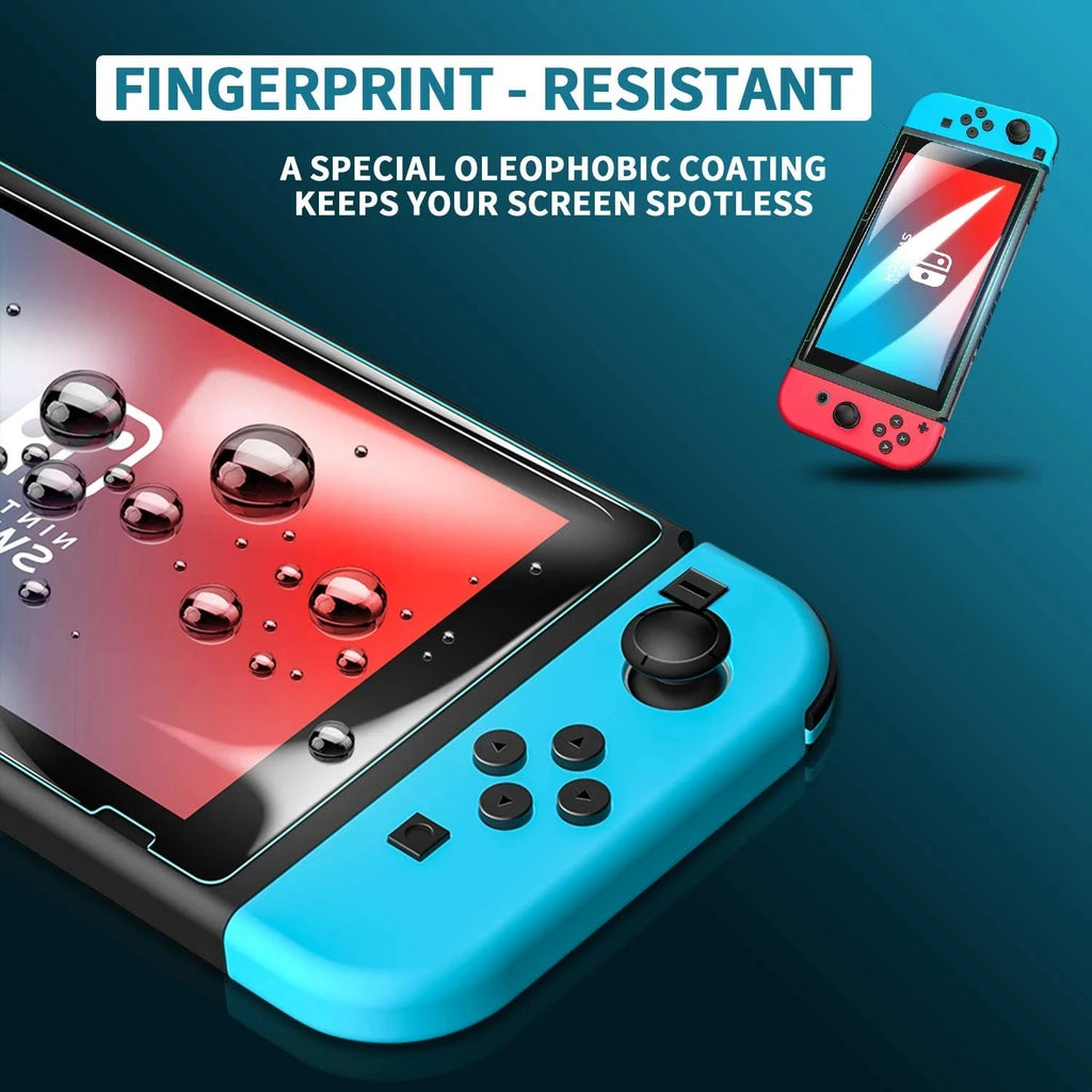 1/2/3PCS Tempered Glass for Nintendo Switch OLED 3 Pieces Screen Protector Film for Nintendo Switch Switch Lite Protective Glass Zpaxo