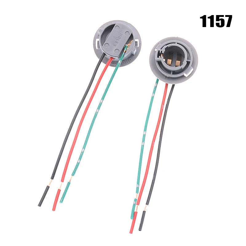 CM1PC Car Lamp Lights Bulb Socket 1156 1157 BA15S BAY15D Brake Light Zpaxo 1157