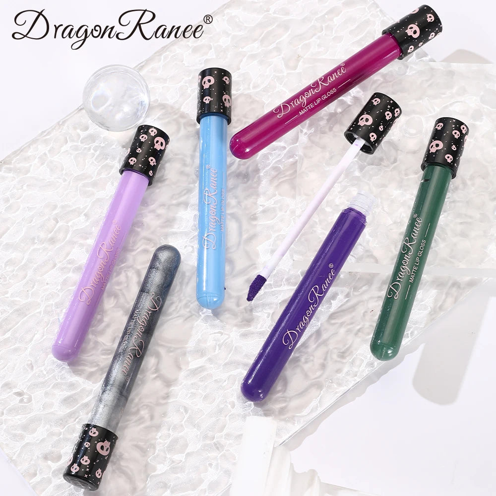 Colorful Lip Gloss Lip Glaze Test Tube Lip Glaze Easy-To-Apply Waterproof Matte Lip Balmparty Lip Makeup Long-Lasting Lip Gloss Zpaxo