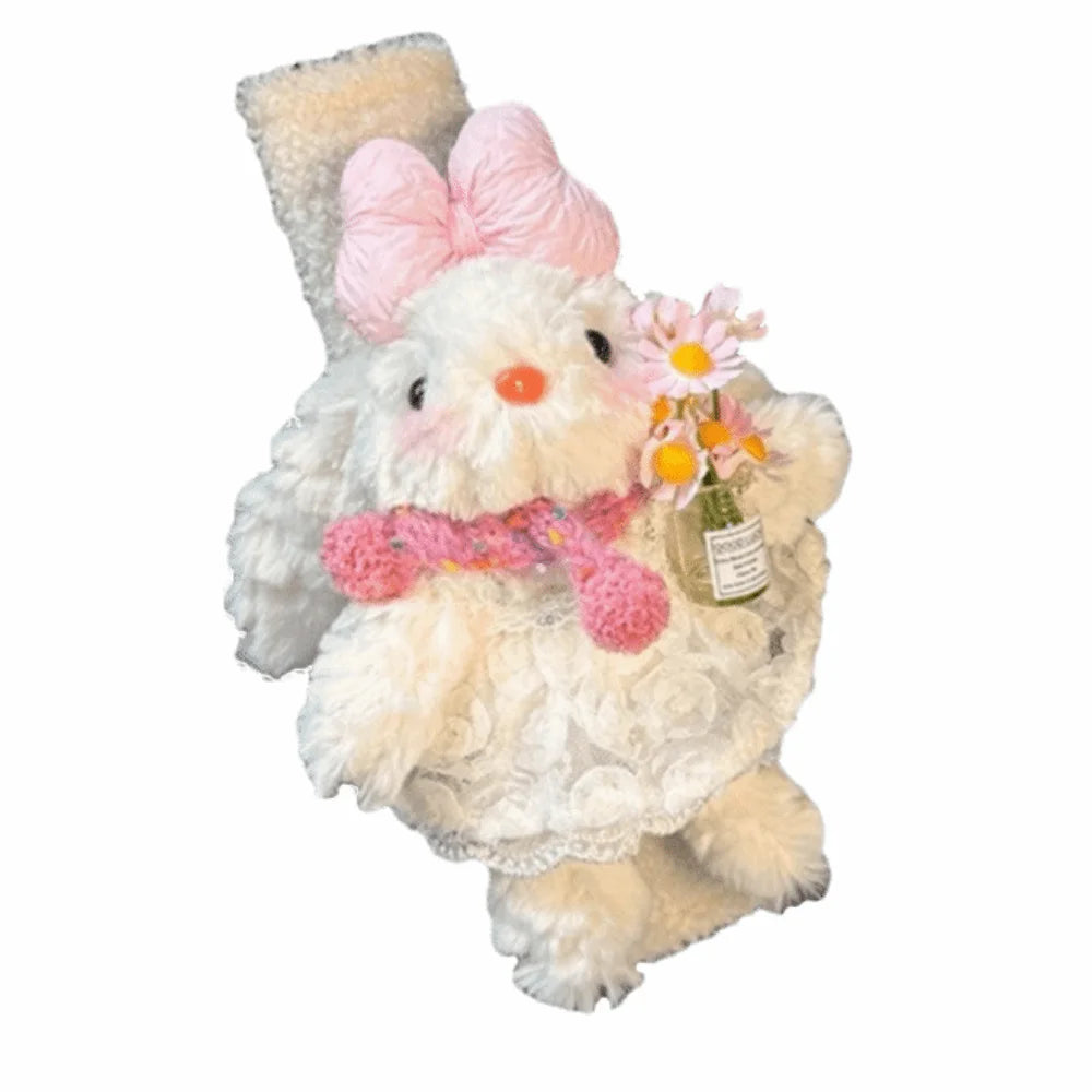 Cartoon Car Seat Belt Cover Long-eared Rabbit Anti Slip Shoulder Zpaxo Style 1