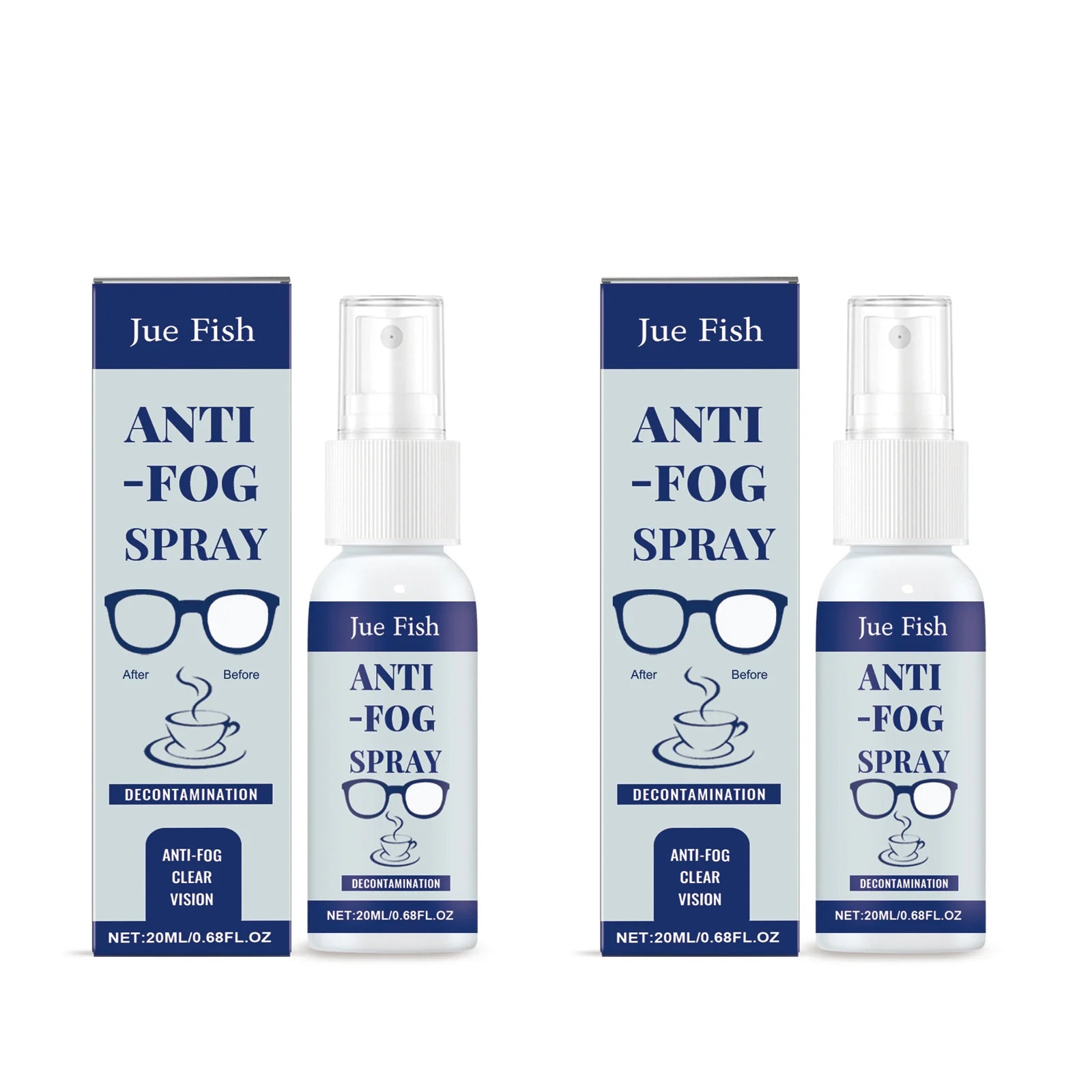 Anti-Fog Eyeglass Cleaning Spray | Clear Vision Lens Cleaner Lens Cleaning Spray Zpaxo 40ml boxed