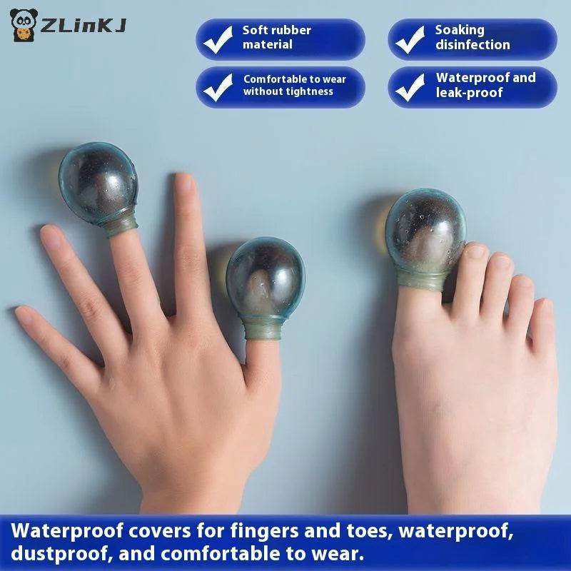 Soft Silicone Toe Sleeves Protectors Nail Tool Wound Care Cutaneous Zpaxo