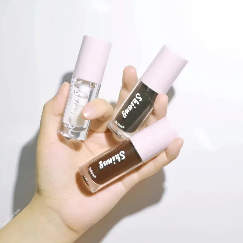 Mirror Lip Glaze Jelly Black Oil Water Gloss Moisturizing Translucent