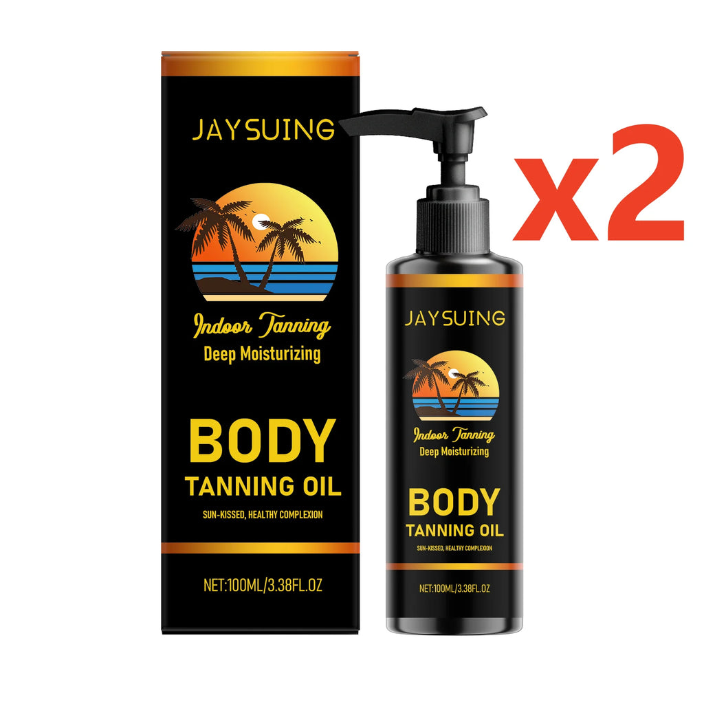 Jaysuing Self Tanning Oil Serum – Natural Bronzing 100ml Self Tanning Serum Zpaxo 2x100ml boxed 100ml