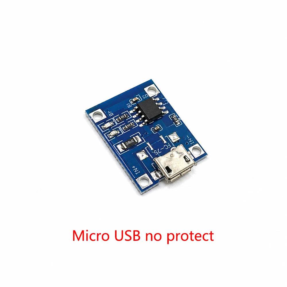 TP4056 5V 1A Lithium Battery Charging Board Module TYPE-C USB Interface Lithium Battery Charger Module Protection Dual Functions Zpaxo