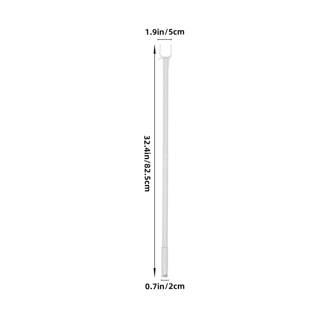 Sturdy Clothes Reach Stick Carbon Plastic Construction Smooth Hard