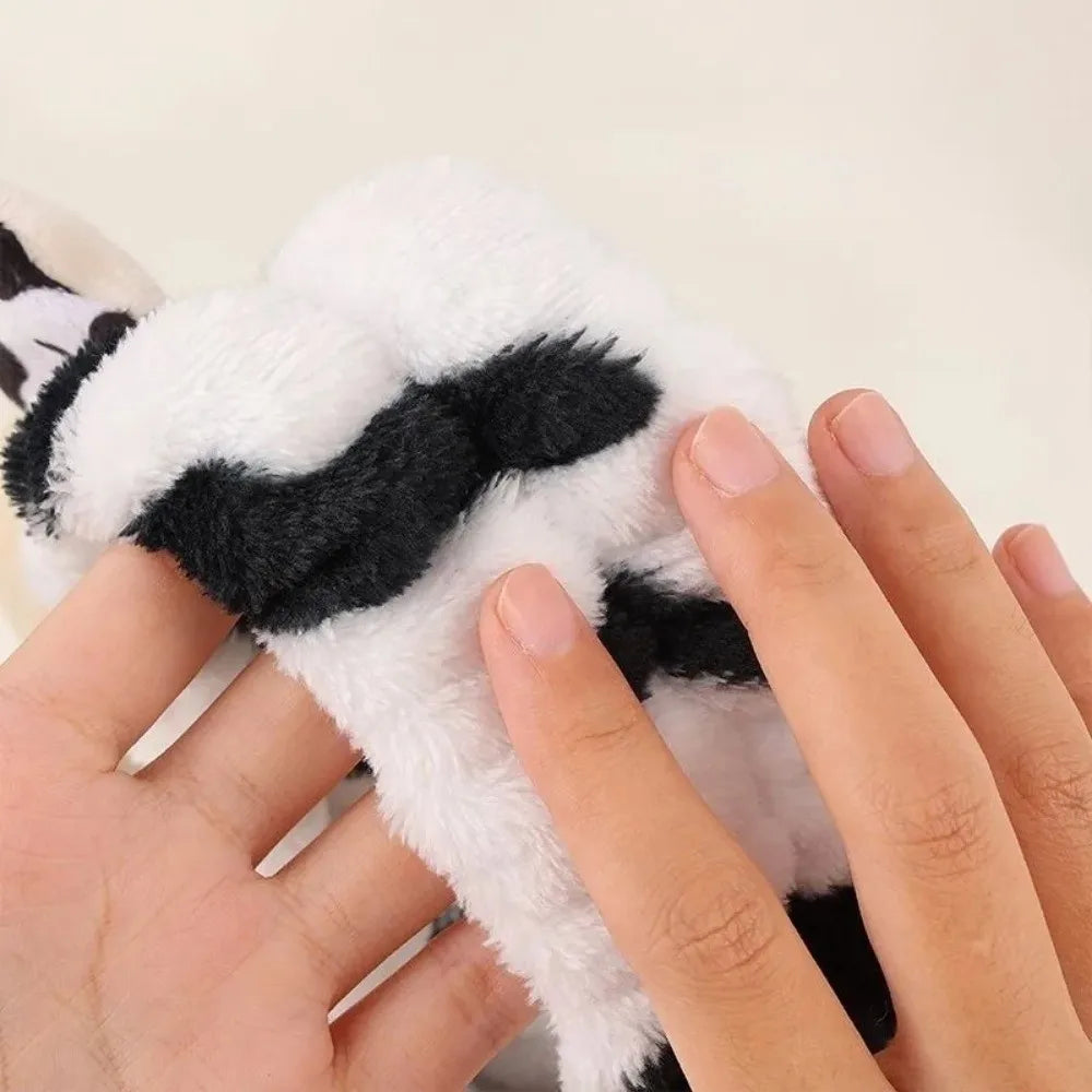 New Cow Patterned Wash Face Headband Cartoon Hair Bands Non-slip Hair Hoop Women Zpaxo