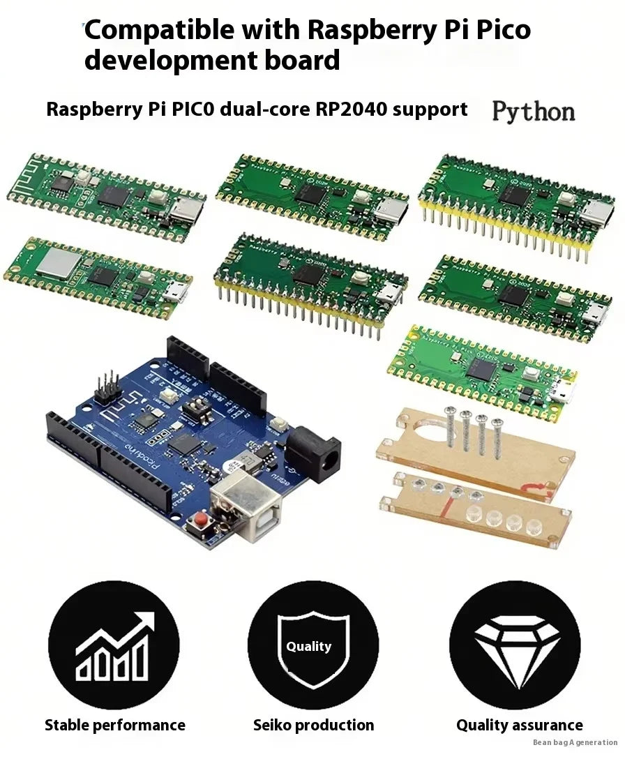 Development Board Compatible Raspberry Pi Pico Supports Python Dual Zpaxo