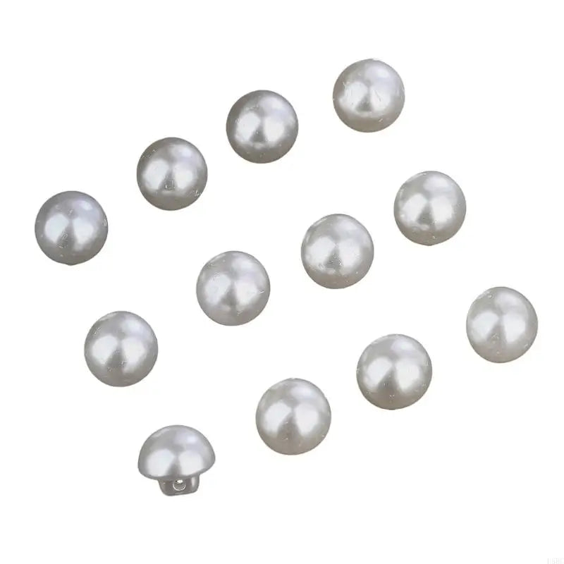 12 Pcs Mushroom Buttons Round Sewing Buttons for Dressmaking and Tailoring False Pearls Buttons Zpaxo