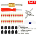 Tire Valve Stem Core Remover & Repair Kit – 33 Pcs