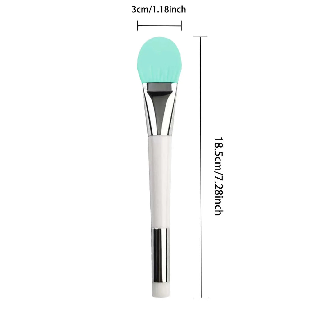Soft silicone double-headed facial mask brush smearing facial mask brush mud mask special brush Zpaxo
