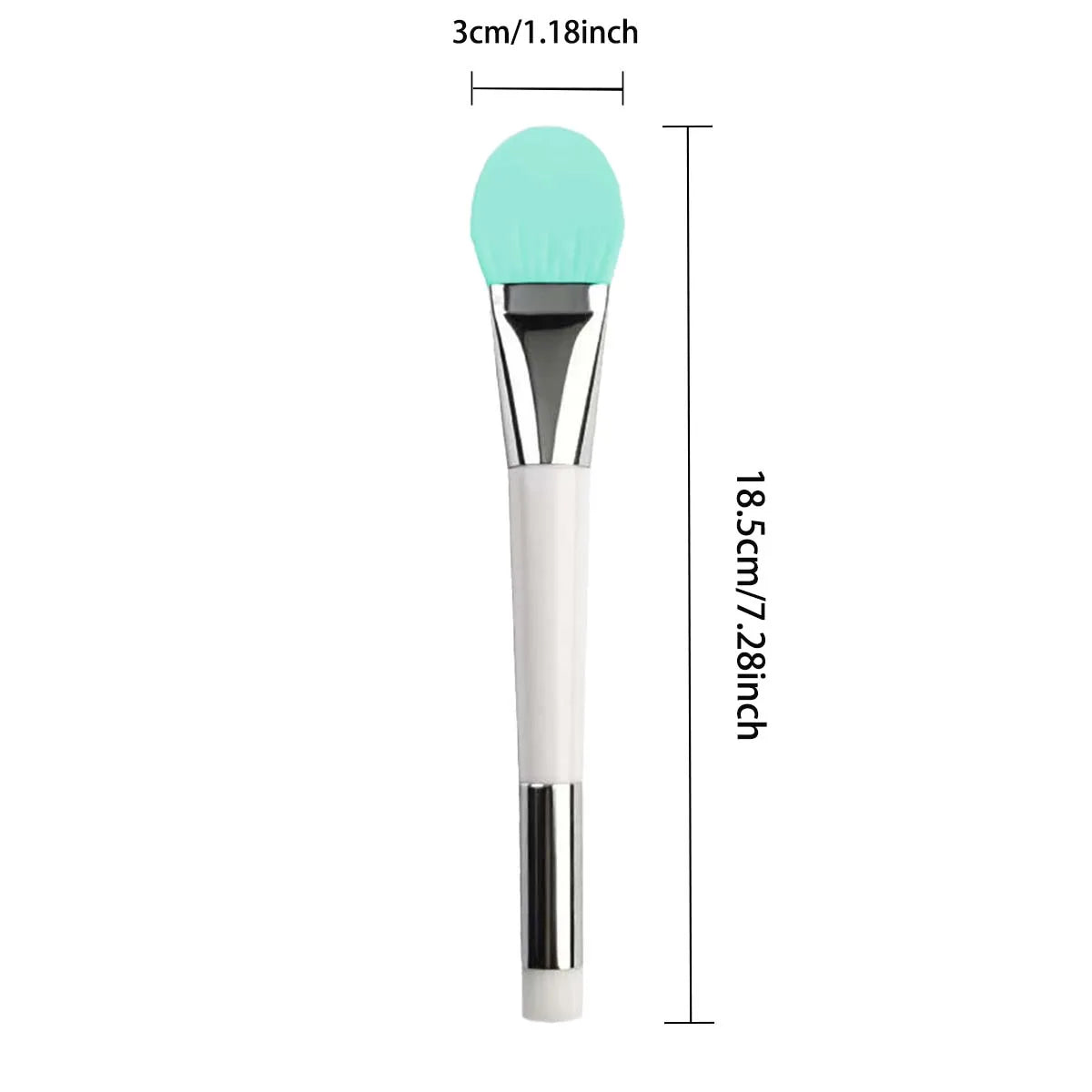 Soft silicone double-headed facial mask brush smearing facial mask brush mud mask special brush Zpaxo
