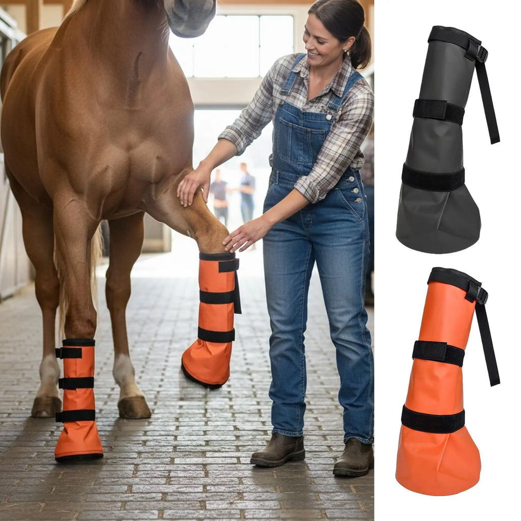 Equine Hoof Soaking Boot Care Bag Waterproof Cleaner Soaker Horse