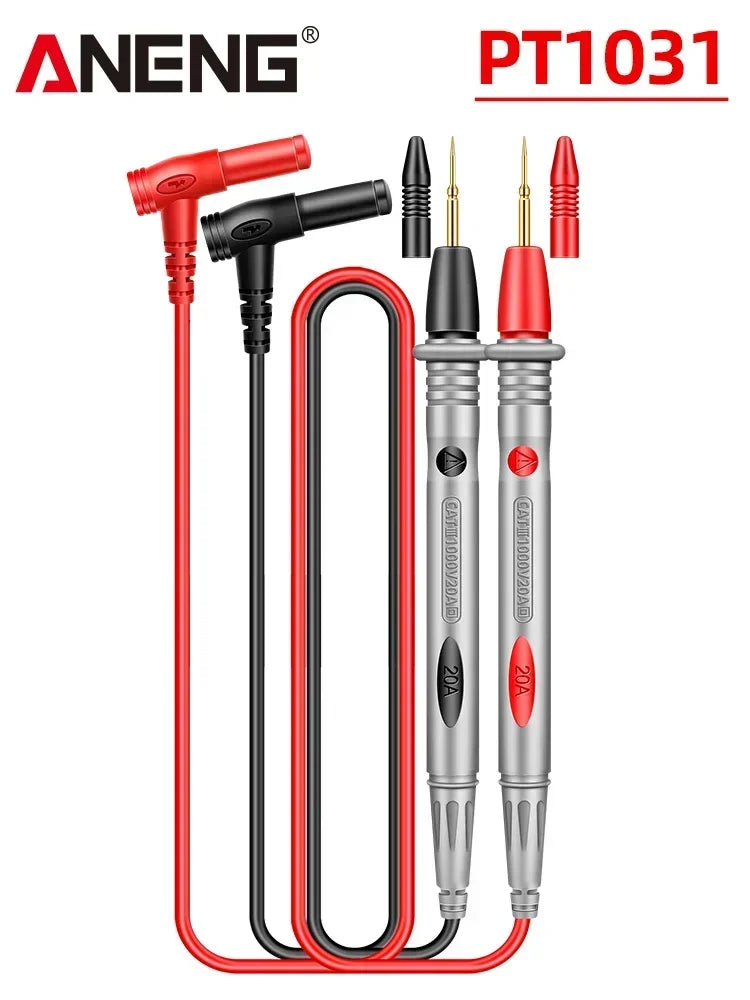 ANENG PT1031 Digital Multimeter Probe Test Leads 20A 1000V Pin Needle
