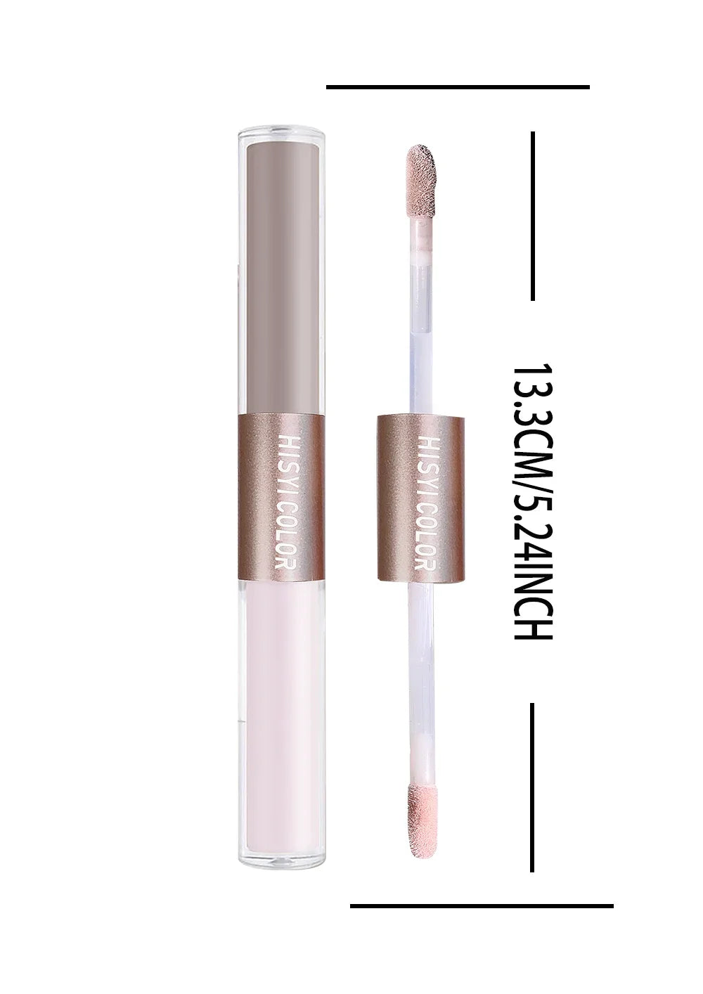 Dual-headed highlighter to cover facial blemishes, waterproof and sweat-proof, matte brightening, foundation concealer Zpaxo