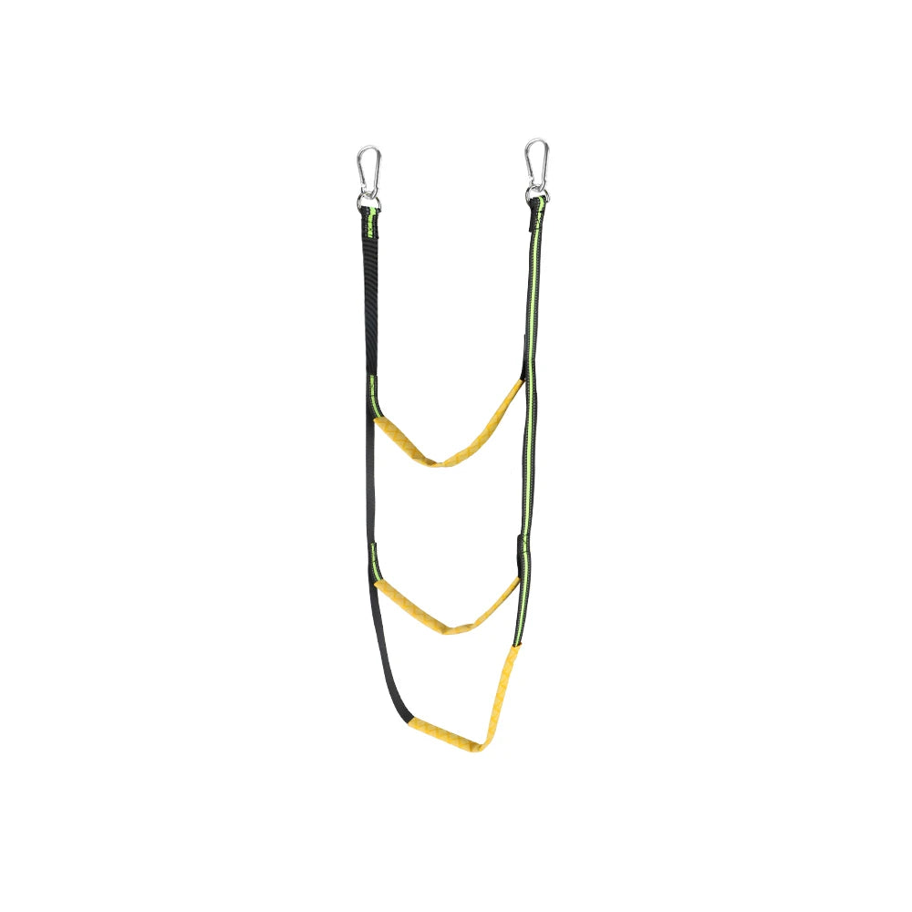 Launching Ladder Boat Folding Ladder Portable Yacht Boat Side Hanging Ladder 3/4/5 Step Boat Rope Ladder Boarding Soft Ladder Zpaxo Green 3 Step