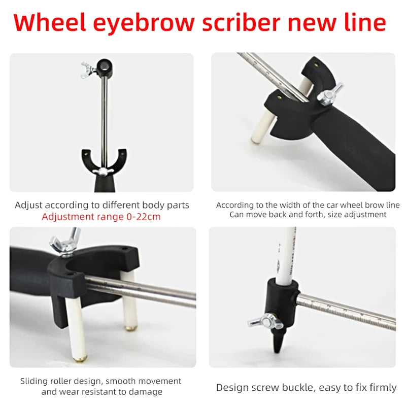 Car Wheel Arch Parallel Scriber – Auto Sheet Metal Marking Tool