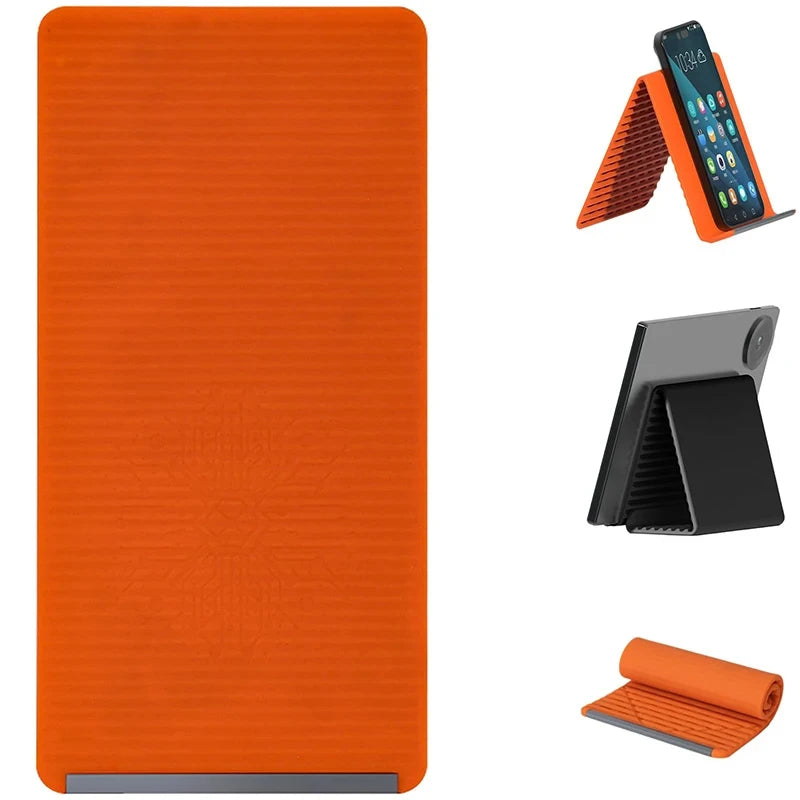 Foldable Silicone Phone Holder Bendable Freely Into Any Shape Multi-Angle Adjustable Stand for Phone Tablet Portable Holder Zpaxo
