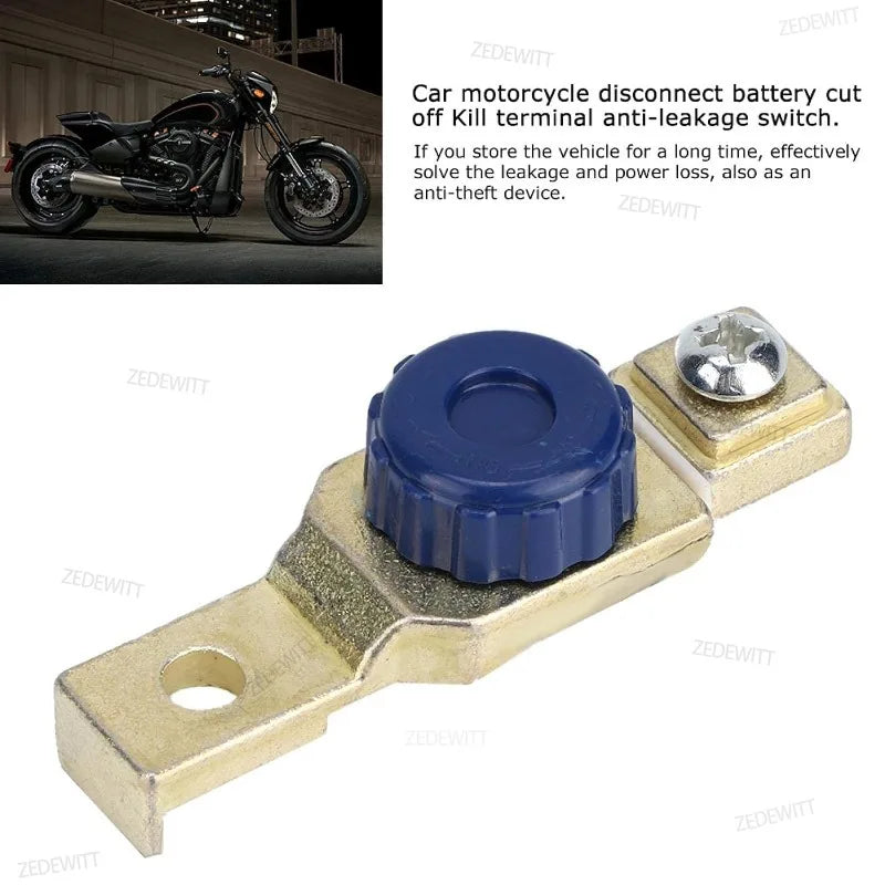 12V 80A Battery Disconnect Switch – Car & Motorcycle Kill Switch