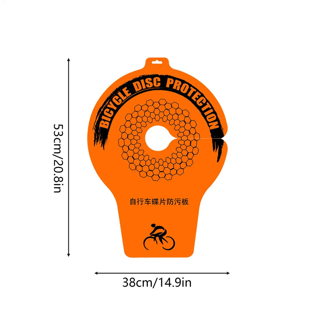 Bike Disc Brake Protector Oil Splash Shield Motorcycle Chain Guard Grime Protector for Motorbike Mountain Road Bike Wheels Clean Zpaxo
