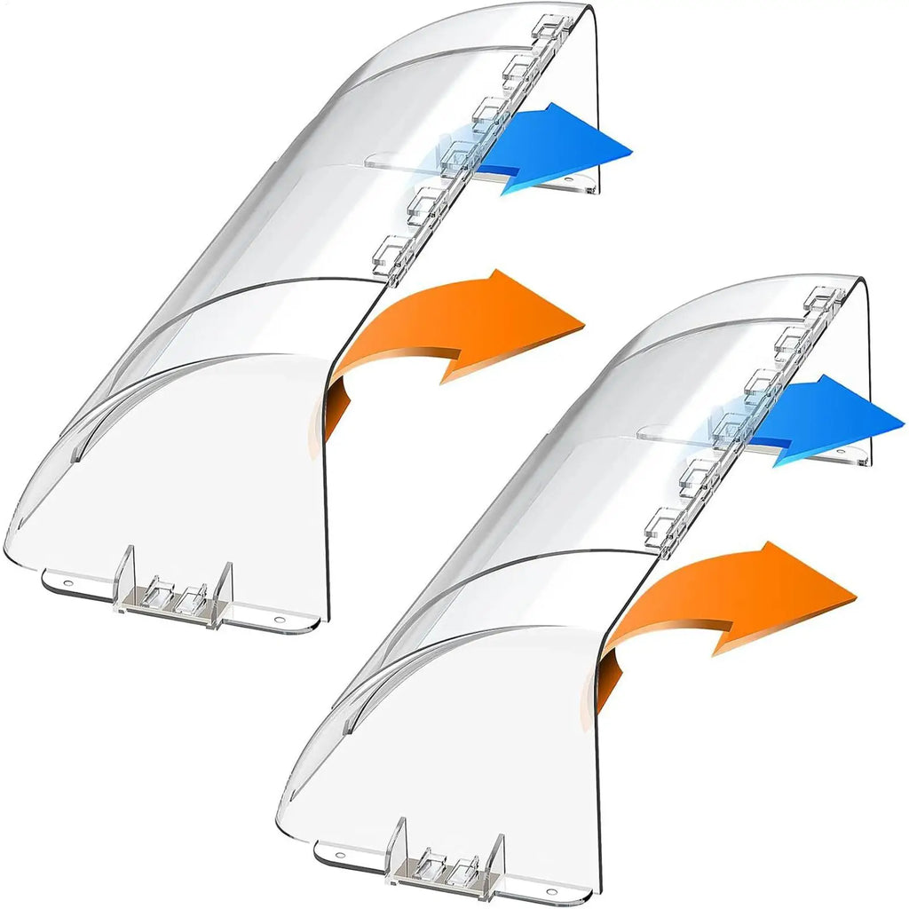Air Vent Deflector Magnetic Heat Outlet Shield Diverter Floor