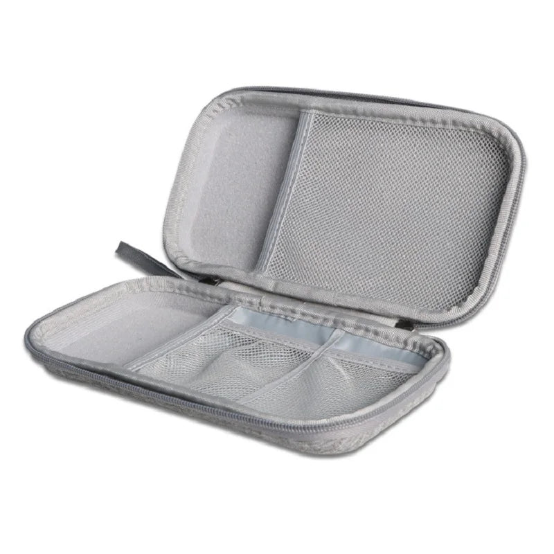 Portable Hard Graphing Calculator Carry Storage Case Texas Zpaxo Light Grey