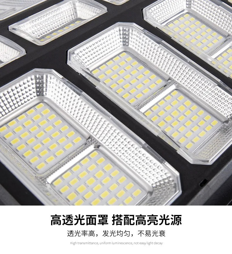 800W 1200W 1500W LED Solar Lamp Wall Street Lights Bright Motion Zpaxo