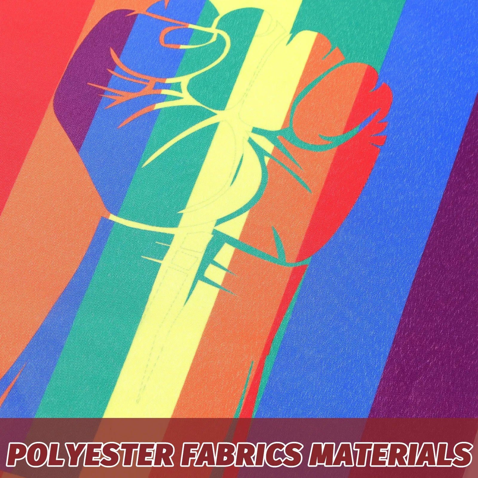 Pride Porch Banner Rainbow Pattern Polyester Door Hanging Day Party