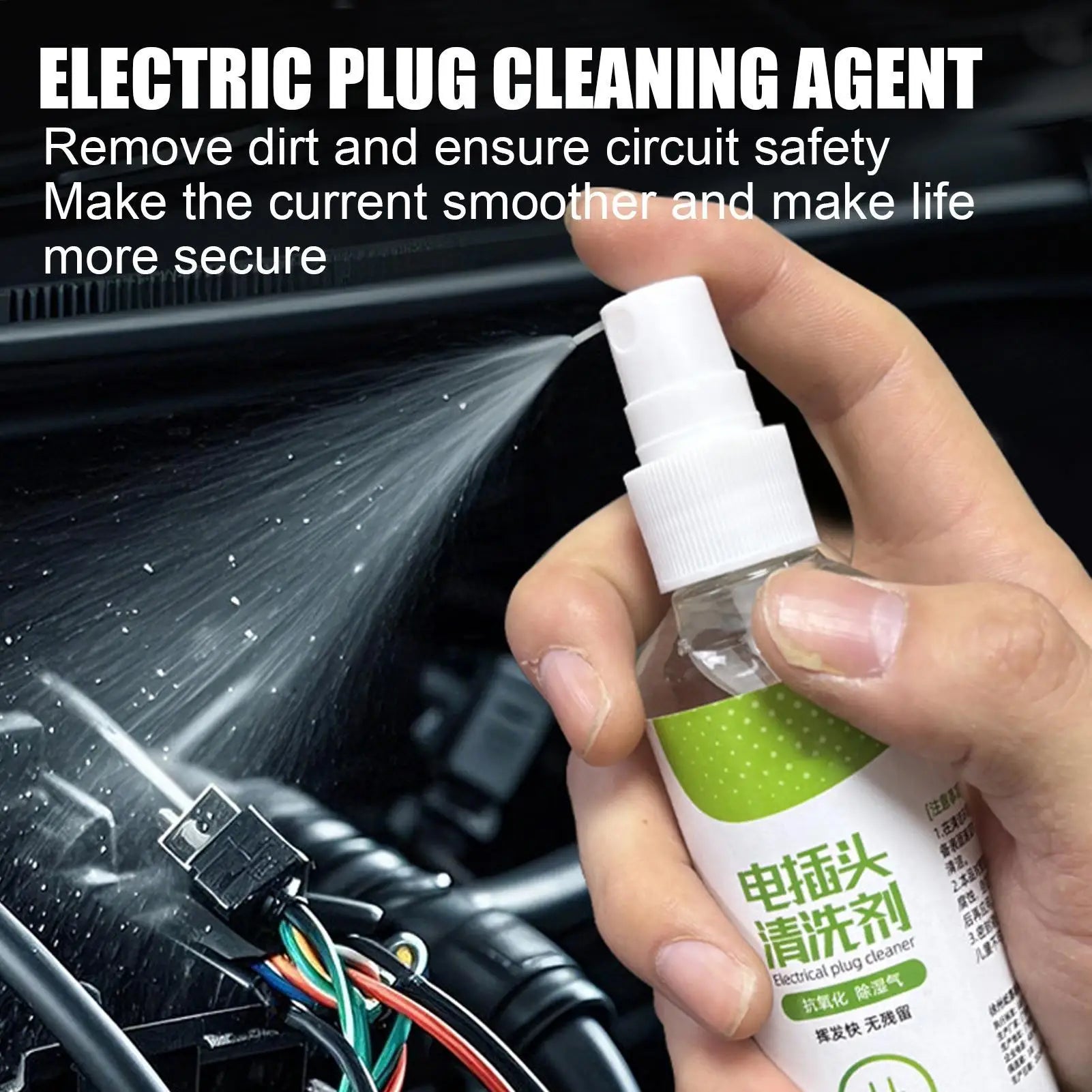 Circuit Board Cleaner Fast-Drying Electronics Aerosol Cleaner Portable Equipment Degreasing Supply for School Repair Shop Zpaxo