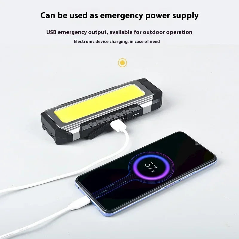 ESMARTER Magnetic COB LED Work Light – 4000mAh Rechargeable Torch Rechargeable Work Light Zpaxo