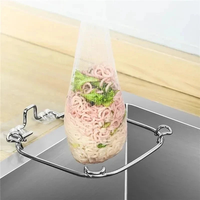 1/ 50Pcs Disposable Kitchen Sink FilterMesh Sewer Garbage Filter Meal Residue Pool Mesh Bag Drainage Screen Sink Garbage Net Zpaxo