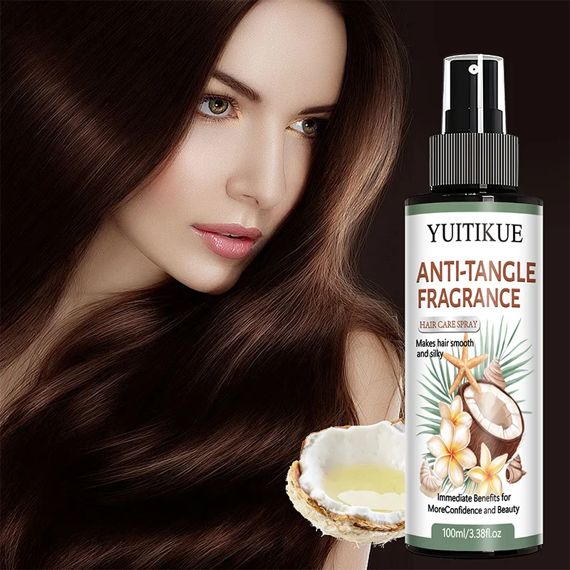 YUITIKUE Coconut Argan Oil Hair Spray – Detangle & Shine Leave-In Hair Spray Zpaxo Default Title