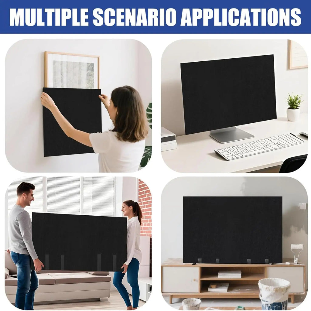 TV Cover Moving Anti Scratch Protection Bottom Strap Screen Protector