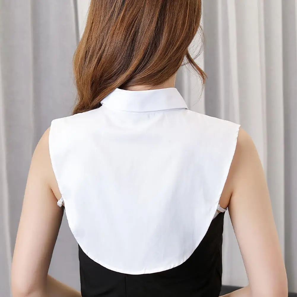Classic Faux False Collar Half Shirts Detachable Collar Lapel Fake Collar Blouse Sweater Detachable Shirt Collar Zpaxo