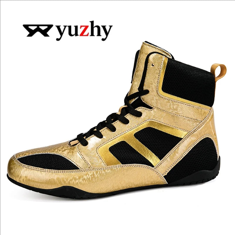 Lexsan Training Wrestling Shoes Men Female Fitness Boxing Mesh Zpaxo