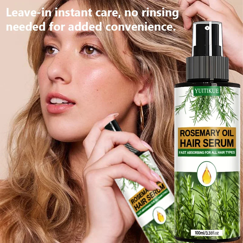 YUITIKUE Rosemary Hair Serum Spray – Frizz Control & Hydration Hair Serum Spray Zpaxo