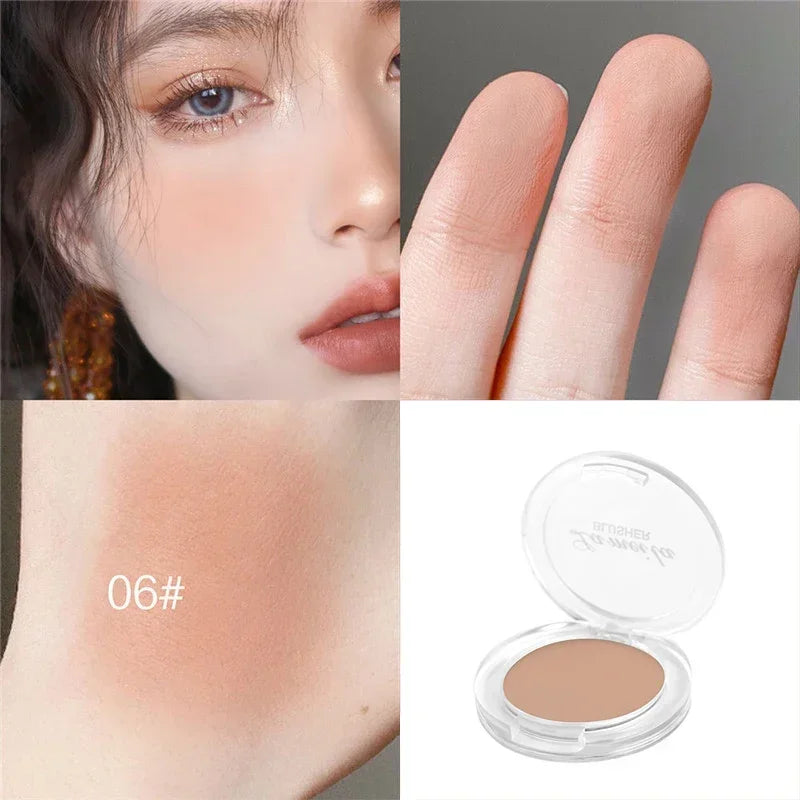 Monochrome Blush Face Mineral Pigment Peach Orange Nude Pink Blue Zpaxo 06