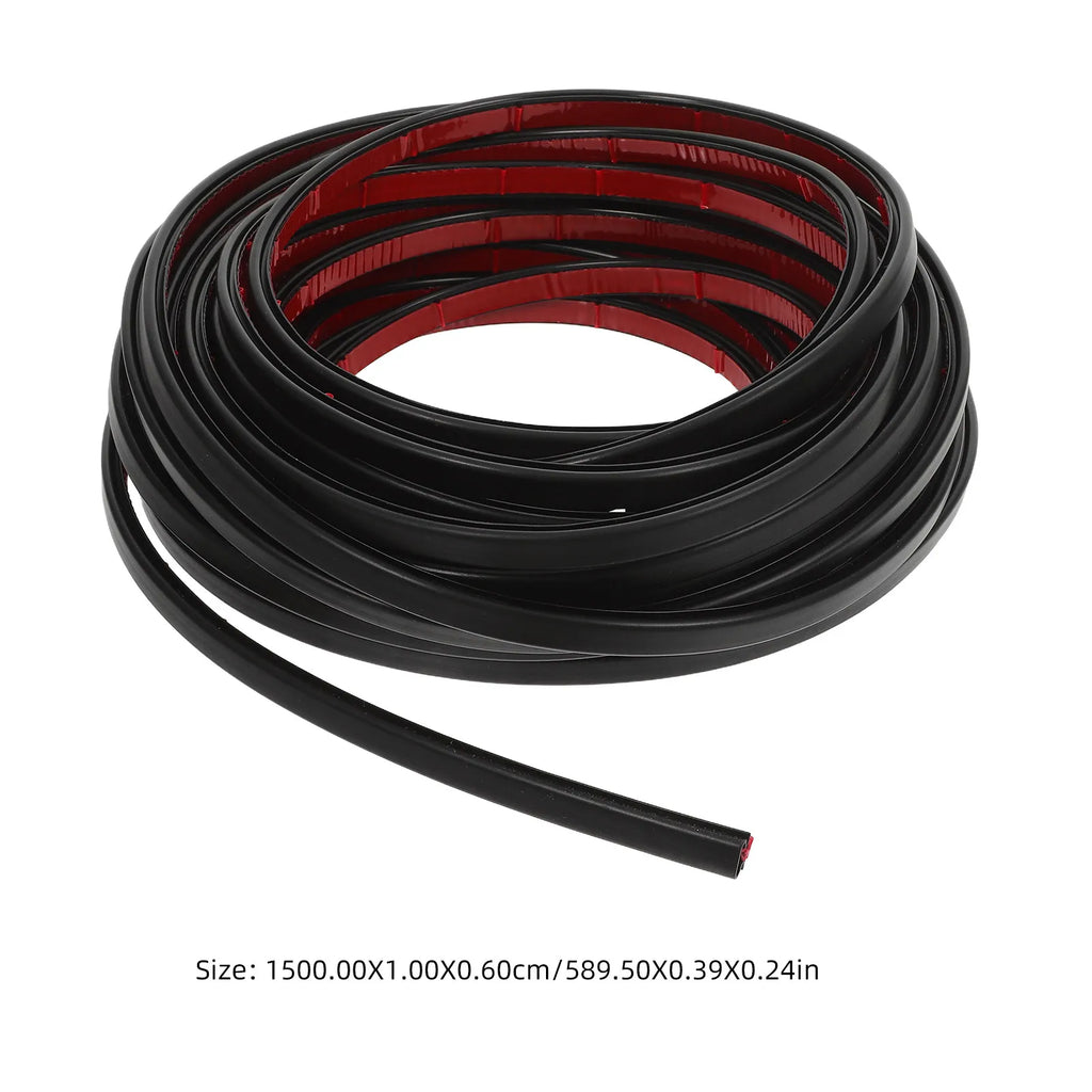15M Flexible Tpe Door Weather Stripping Self Adhesive Seal Strip