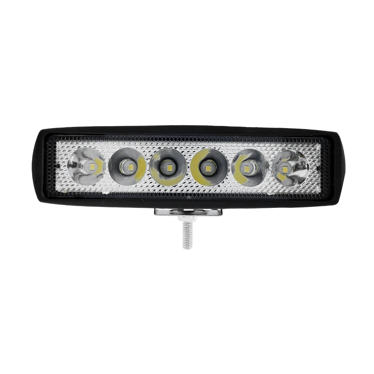 18W Car LED Light Bar 12V 6000K Super Bright Car LED Work Light IP67 Waterproof Flood Spot Light Off Road Head Light Driving Zpaxo 1PC