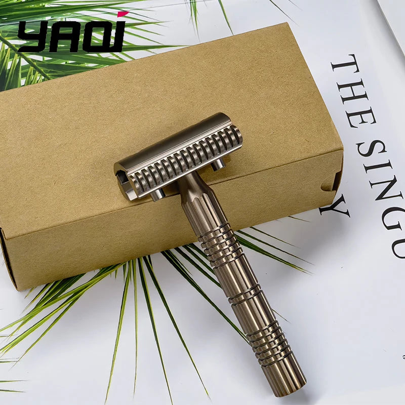 YAQI Vintage Bohemia 316 SS Adjustable Men's Safety Razor Adjustable Safety Razor Zpaxo