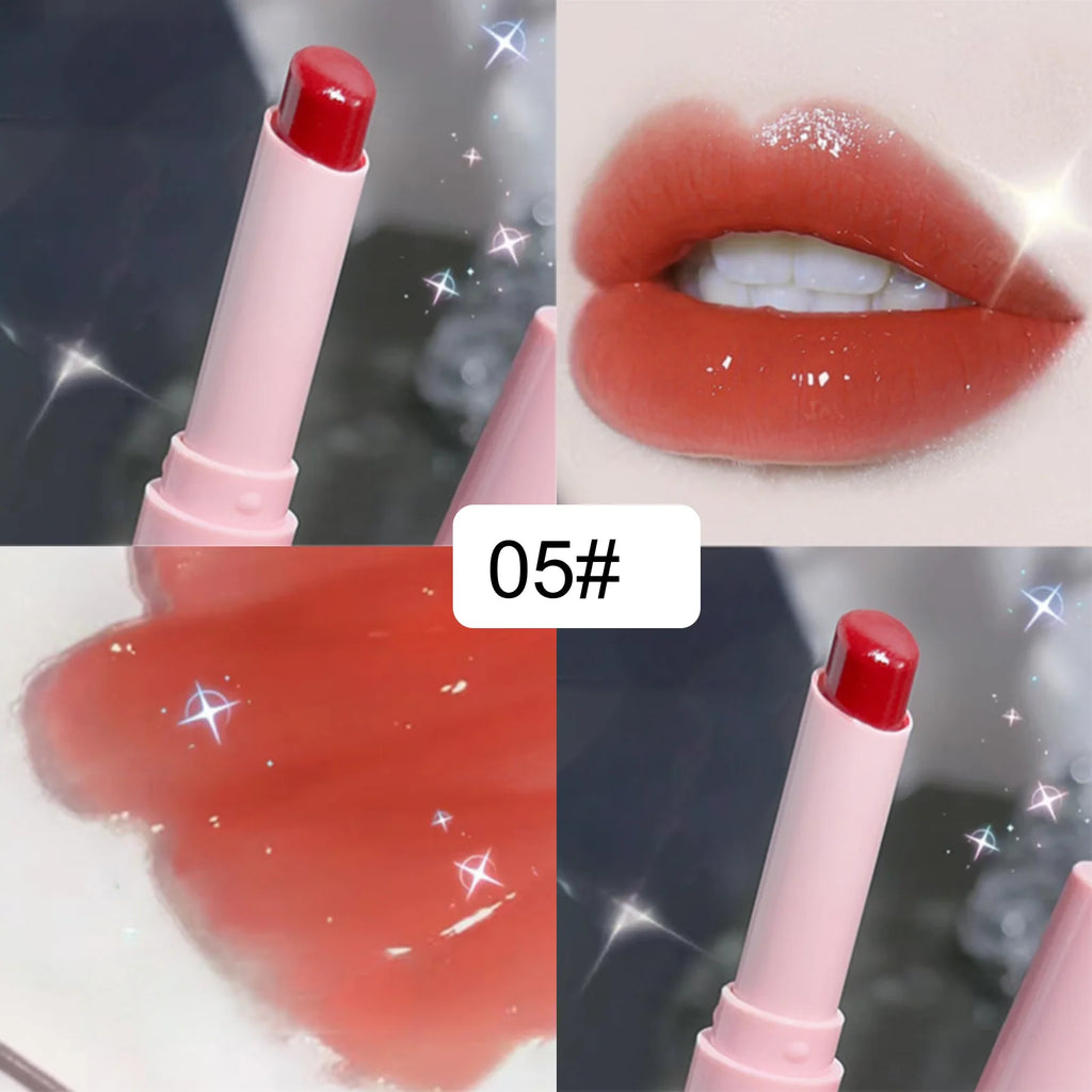 1PC Pink, Moisturizing, Nourishing, Water-Gloss Mirror Finish, Long-Lasting,Tinted Lipstick with Hydrating Formula,Holiday Gifts Zpaxo 05