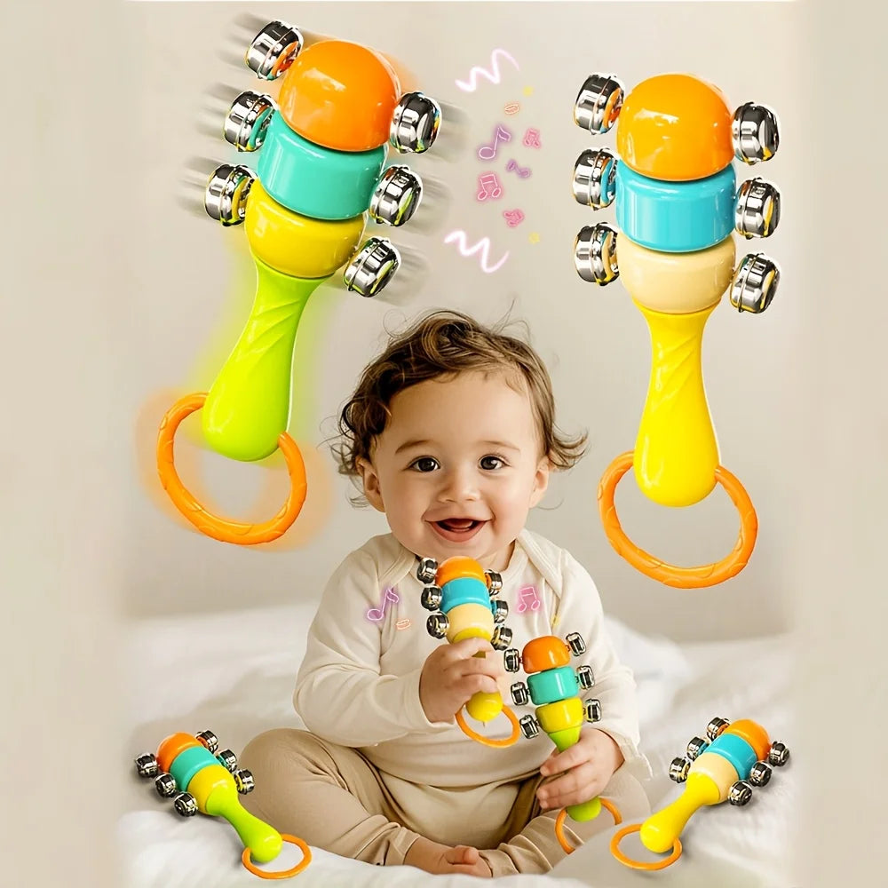 Hand-cranked Bell Games Children Made ABS Material Designed Enhance