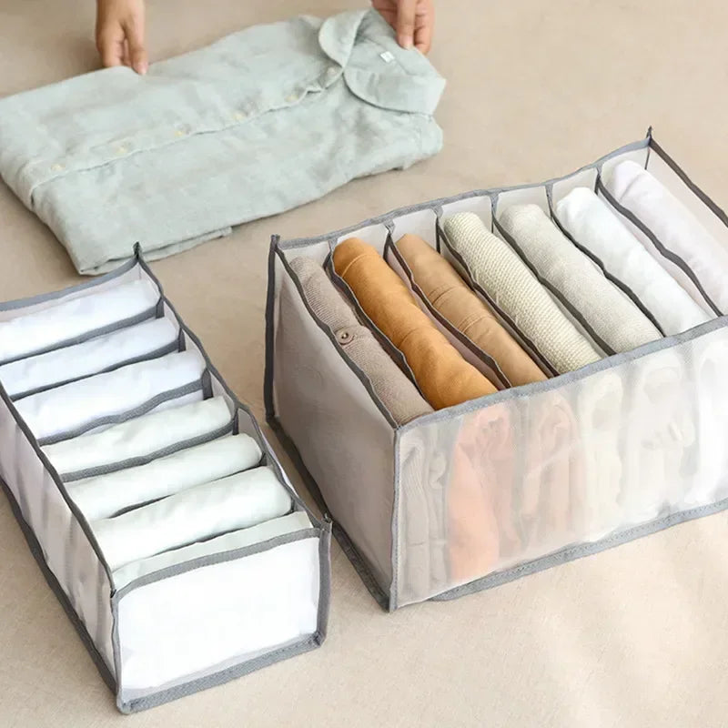 Organizer for Closet Underwear Organization Socks Organizer Underwear Bra Storage Box Cabinet Drawer Collapsible Organizer Zpaxo