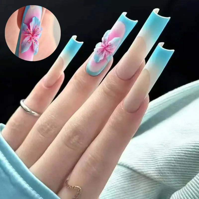 3D Flowers Nail Art Mold Silicone DIY Tropical Floral Tulip Bunch