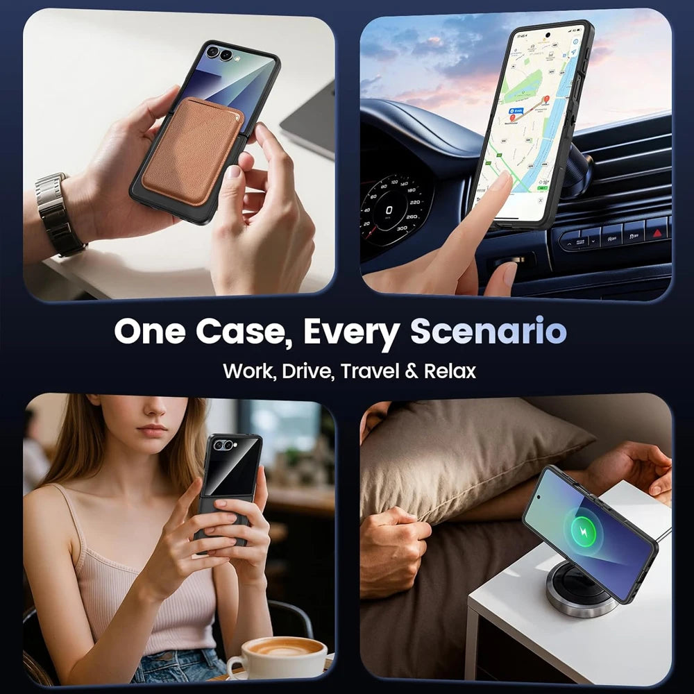 UYUXIO Magnetic Wireless Charging Mobile Phone Case Samsung Galaxy Z
